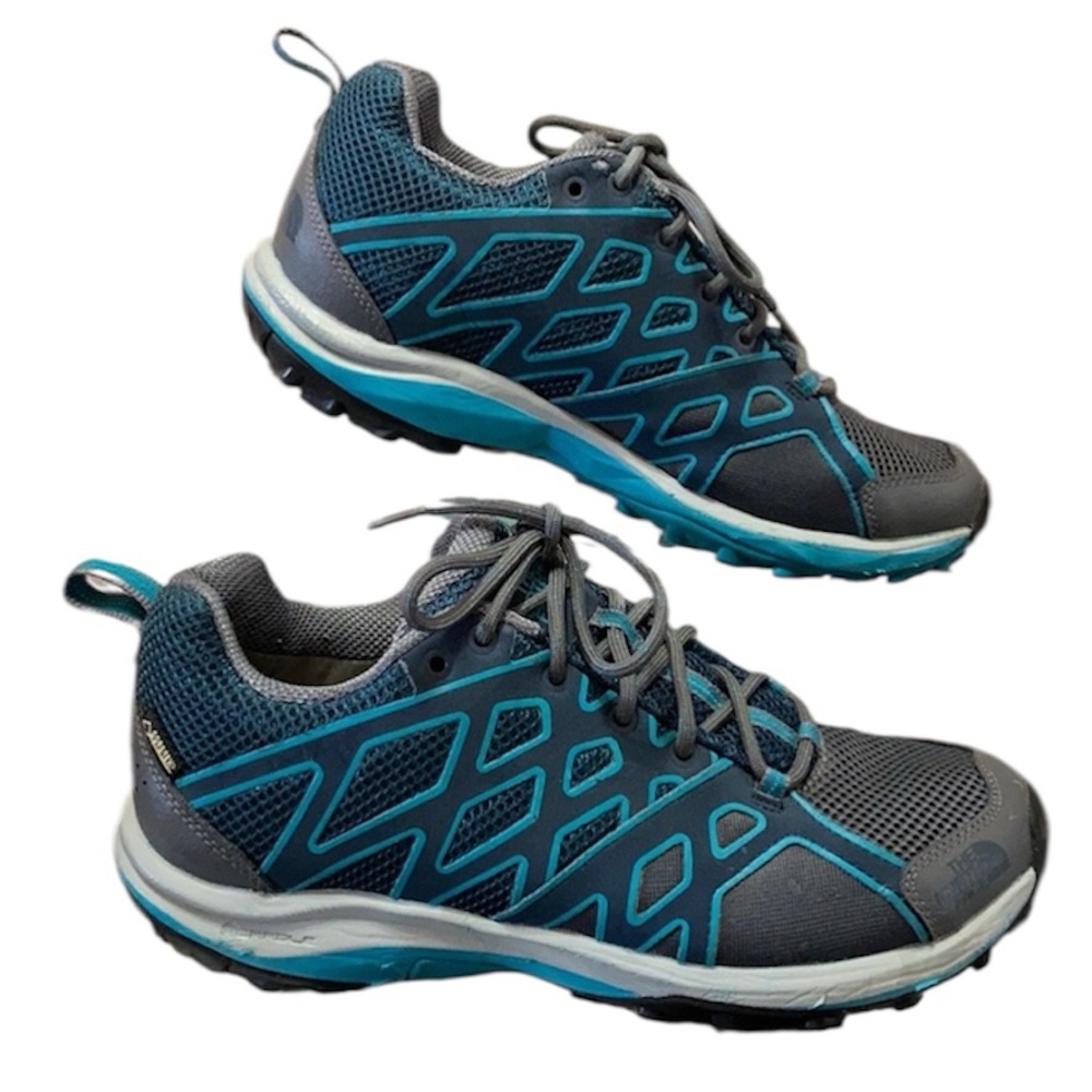 THE NORTH FACE GORE-TEX SHOES HIKING CRADLE WATERPROOF FASTPACK RUNNING Blue 8.5